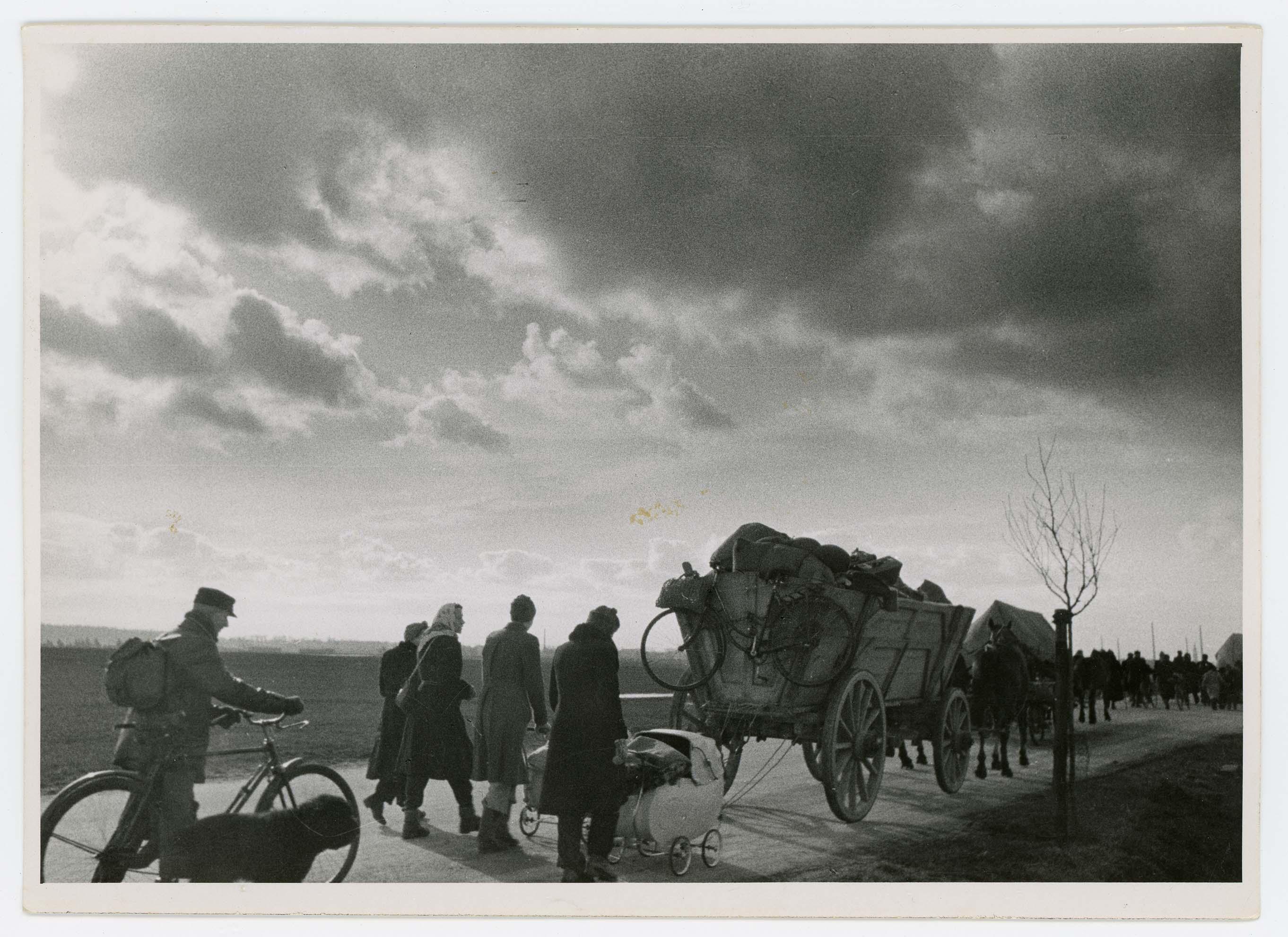 Am 20. Februar 1945 erreichen die Menschen aus Lübchen Neu-Oelsnitz im Erzgebirge.