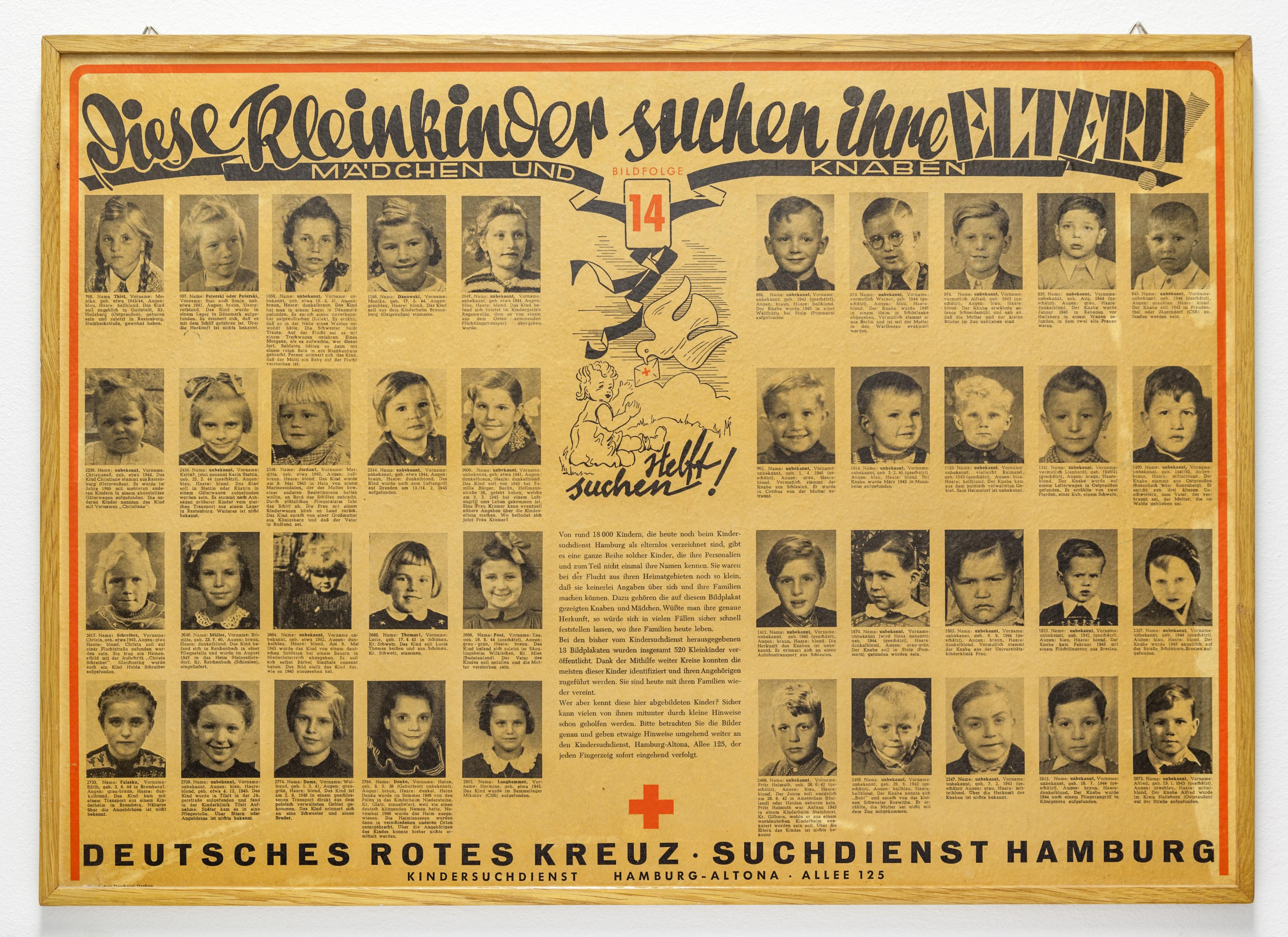 Erst 1948 gelingt es mit Hilfe des Roten Kreuzes, die Familie wieder zusammenzuführen.