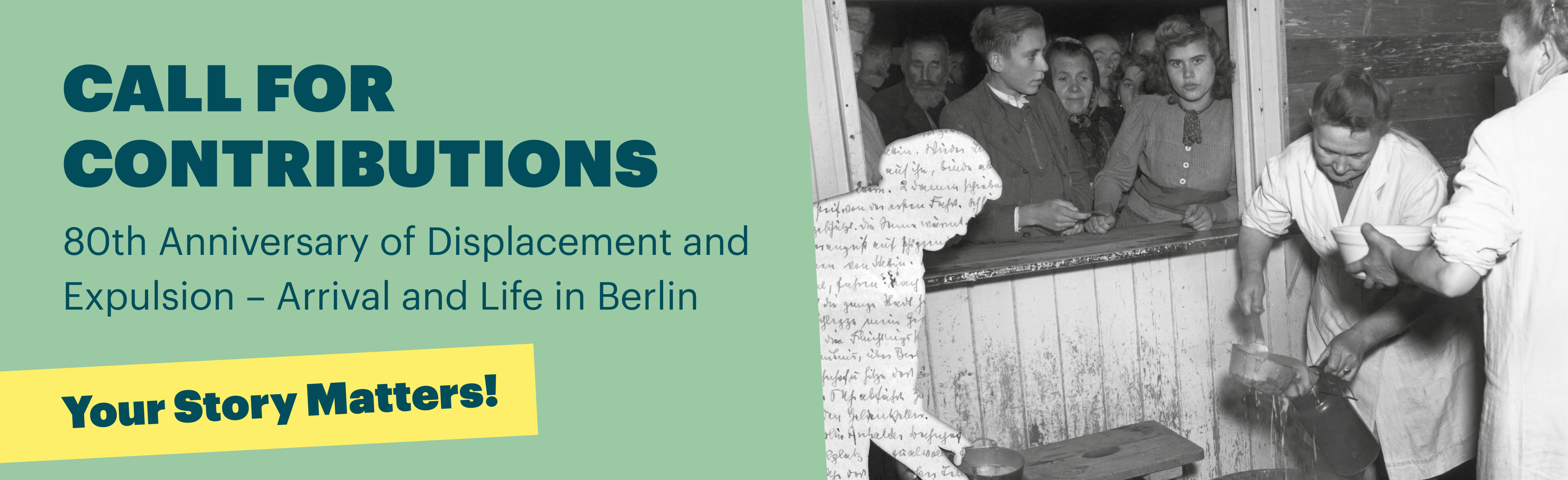 Webheader from a call for contributions