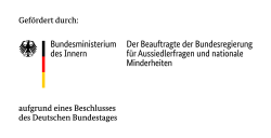 Bundesbeauftragter für Aussiedlerfragen und nationale Minderheiten Logo: Bundesbeauftragter für Aussiedlerfragen und nationale Minderheiten