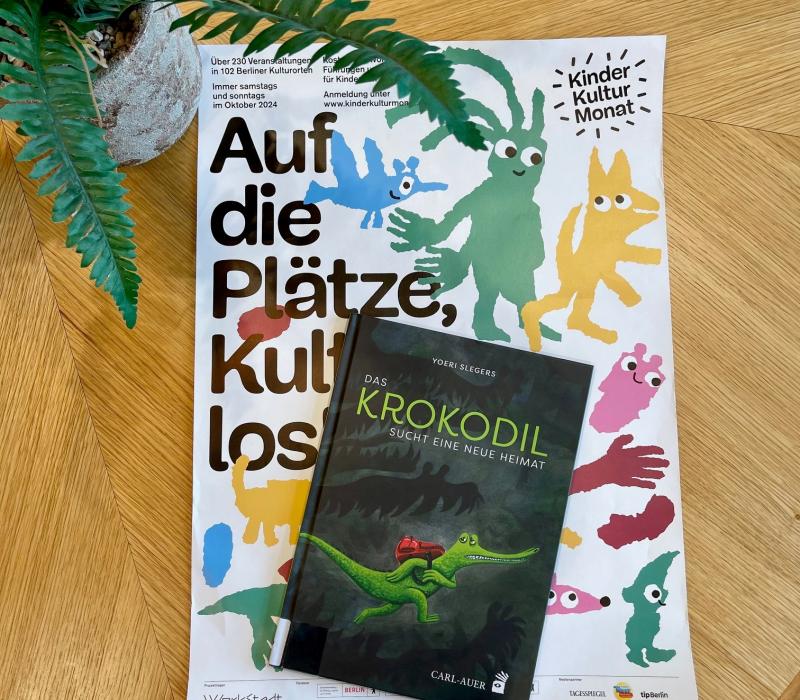 Children'sCultureMonth: Picture book cinema ‘The Crocodile is Looking for a New Home’ by Yoeri Slegers