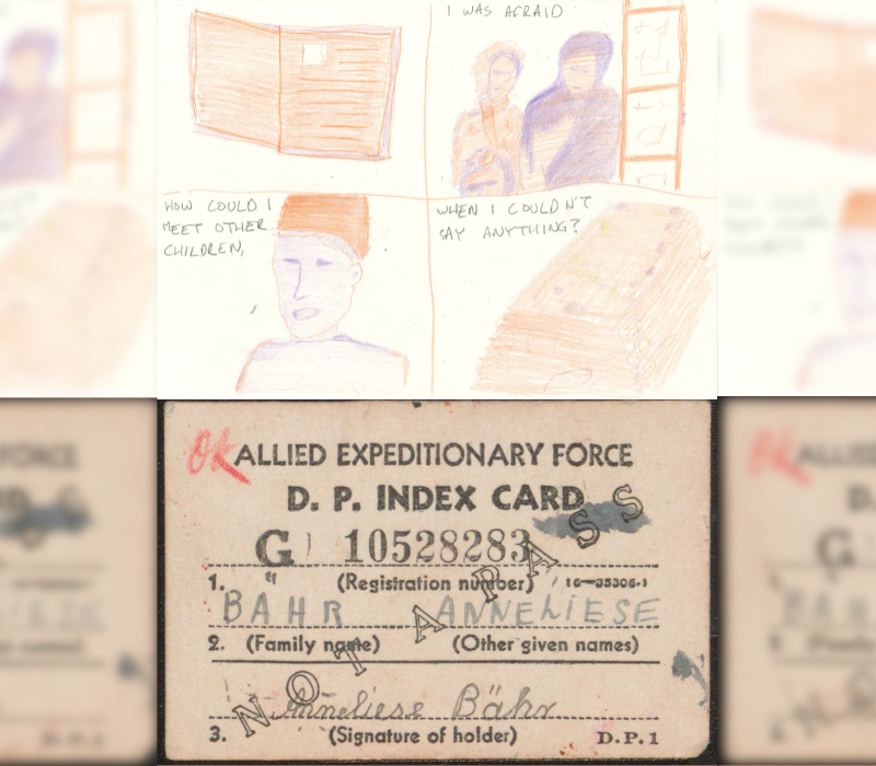 Frauen auf der Flucht - Vom Ausstellungsobjekt zur gezeichneten Geschichte Abbildung eines Comics