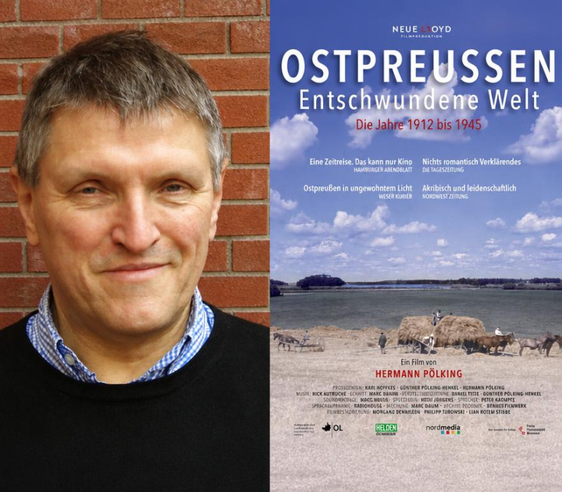 Bild von Mann und von Filmplakat